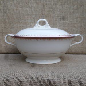 Vintage American Limoges Buckingham Vegetable Bowl 22K gold